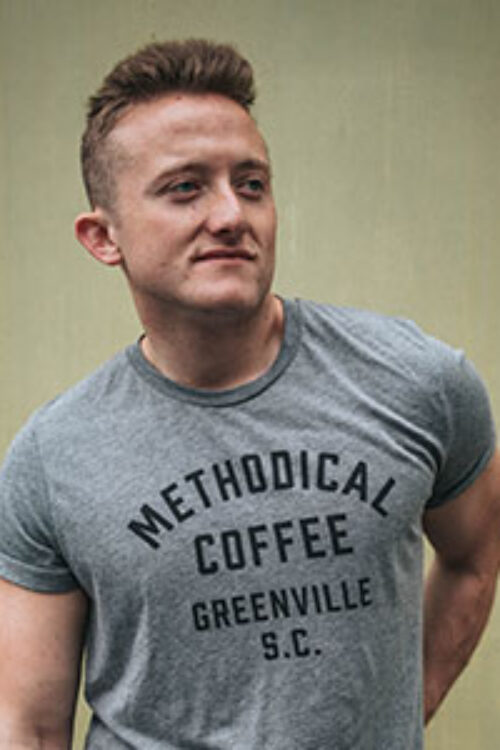 Typography Teal Printed Tshirt